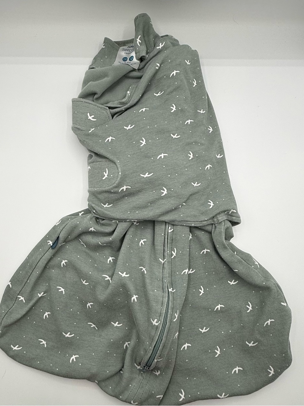 Cotton HALO SleepSack Swaddle, 1.5 TOG, 3-6 months, Birds